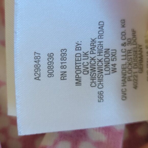 Susan Graver Pink V-Neck L/S Blouse A298487 - Size M - EUC - Picture 9 of 9